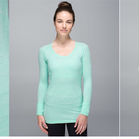lululemon athletica Tops - Lululemon Run: Swiftly Tech Long Sleeve Scoop
Heathered Opal-Size 4